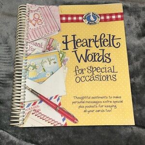 Heartfelt Words for Special Occasions Organizer